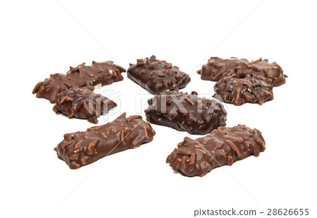 German gingerbread Cookies with chocolate glaze 28626655