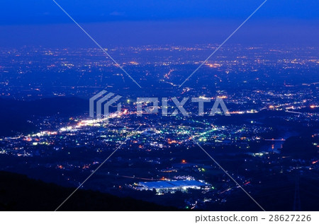 Night view of Yorii-machi seen from the top of Mount Taniyama 28627226