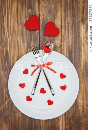 Celebrate valentine's day, Heart shape dishware Celebrate valentine's day, Heart shape dishware 28627273