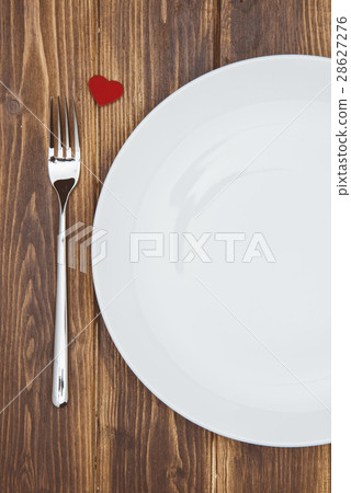 Celebrate valentine's day, Hearts shape, plate 28627276