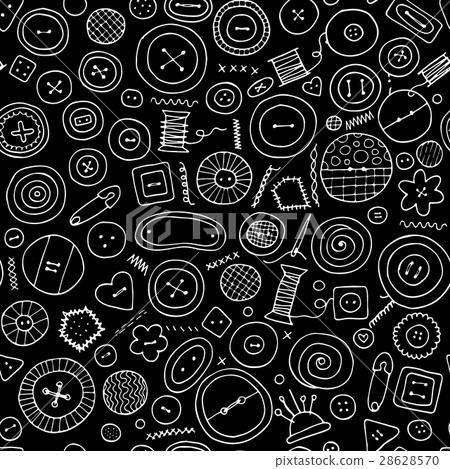 Buttons, seamless pattern for your design 28628570