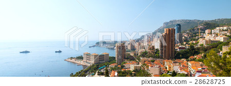Panoramic landscape of Principality Monaco coast 28628725