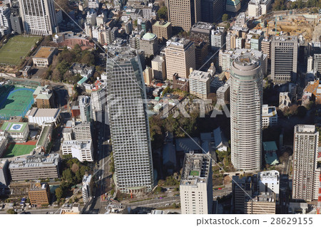 Atago青山鳥瞰圖在Minato-ku,東京附近的 Atago青山鳥瞰圖在Minato-ku,東京附近的 28629155