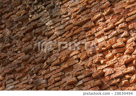 Rustic Old Brick Wall Background Rustic Old Brick Wall Background 28630494