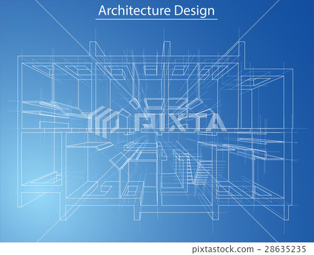 Model floor of apartment block. Vector Model floor of apartment block. Vector 28635235