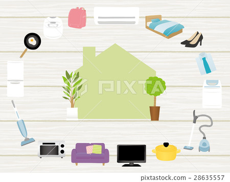 New lifestyle appliances and furniture icon New lifestyle appliances and furniture icon 28635557