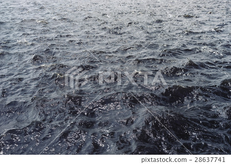 The ripples from strong wind on the river The ripples from strong wind on the river 28637741