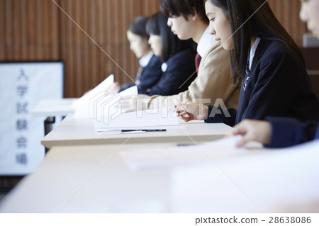 Students taking the examination venue exam Students taking the examination venue exam 28638086