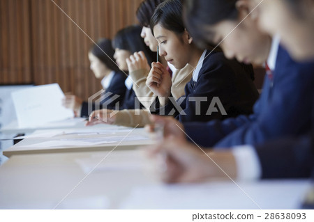 Students taking the examination venue exam Students taking the examination venue exam 28638093