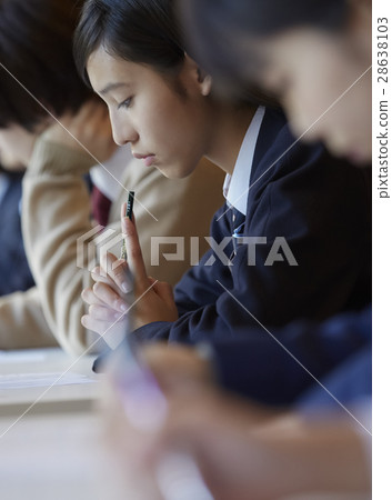 Students taking the examination venue exam 28638103