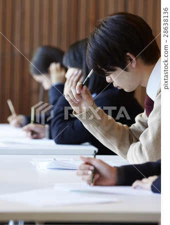 Students taking the examination venue exam Students taking the examination venue exam 28638136