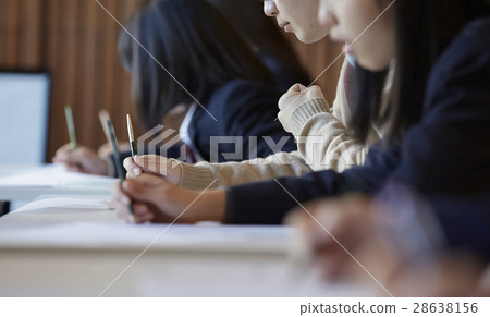 Students taking the examination venue exam 28638156