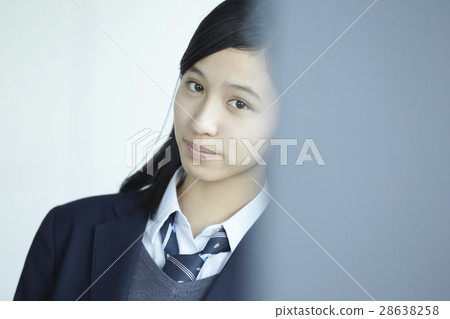 學生女孩制服肖像 學生女孩制服肖像 28638258