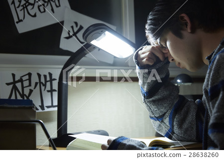 Student prep school student who studies at midnight 28638260