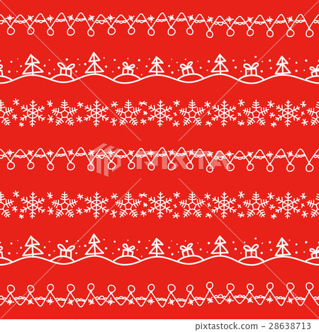 Different doodle christmas vector decor 28638713
