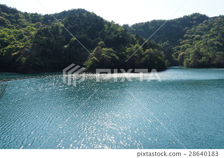 Arita dam and dam lake 28640183