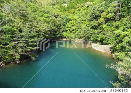 Arita dam and dam lake Arita dam and dam lake 28640185