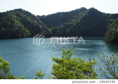 Arita dam and dam lake 28640190
