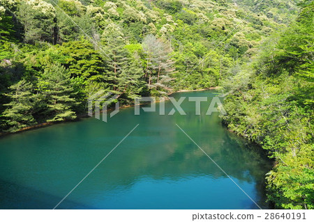 Arita dam and dam lake 28640191