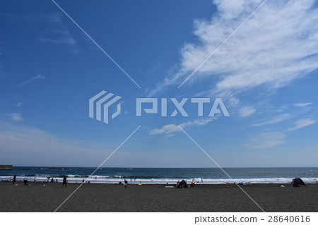 茅崎海岸初夏藍天 28640616