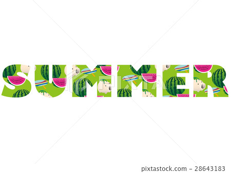 夏季場景的排版 夏季場景的排版 28643183