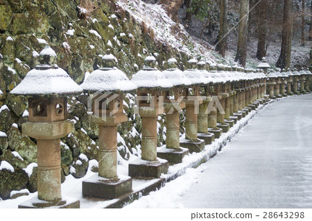 Winter snow's farmer Yakusho approach 28643298