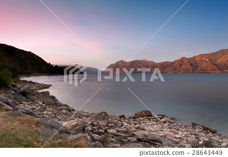 Lake Hawea in the Otago Region of New Zealand Lake Hawea in the Otago Region of New Zealand 28643449