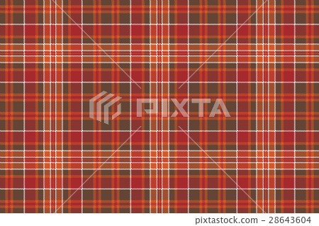 Red brown check square pixel seamless background 28643604