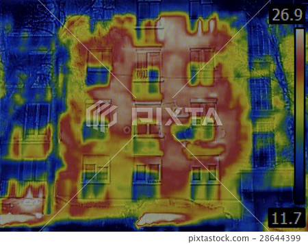 Facade Thermal Image Facade Thermal Image 28644399