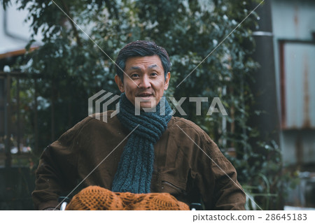 senior, Wheel Chair, outside 28645183