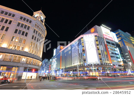 Night view of Ginza 4-chome Night view of Ginza 4-chome 28645952