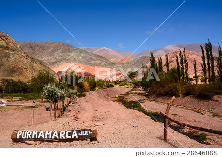 Hill of seven colours in Purmamarca 28646088