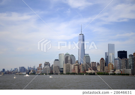 New York City USA Skyline Big Apple River view 3 New York City USA Skyline Big Apple River view 3 28646631