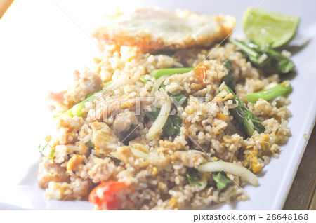 stir-fried rice or fried rice with fried egg stir-fried rice or fried rice with fried egg 28648168