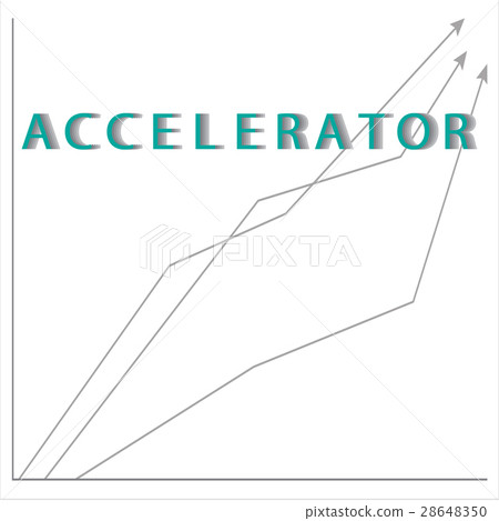 Accelerator text with graph background Accelerator text with graph background 28648350