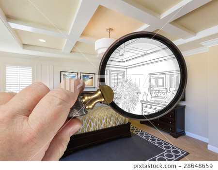 Hand HoldMagnifying Glass Reveals Custom Design Hand HoldMagnifying Glass Reveals Custom Design 28648659