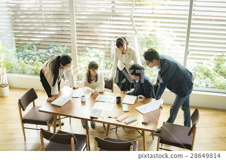 辦公室休閒會議圖像 辦公室休閒會議圖像 28649814