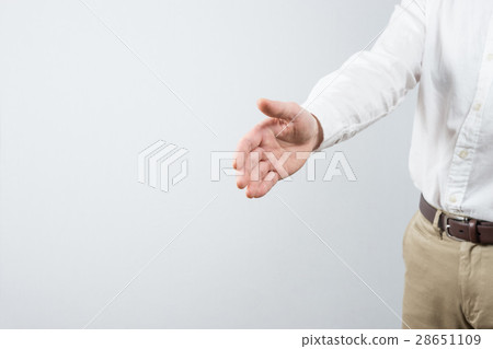 A man to hand out 28651109