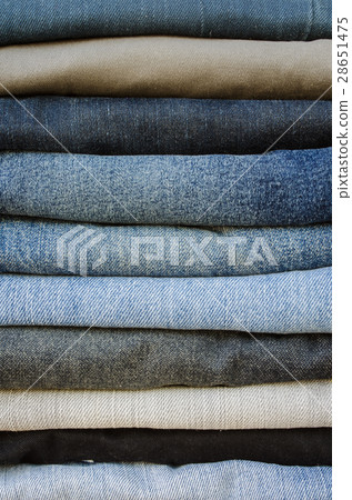 stack of jeans stack of jeans 28651475