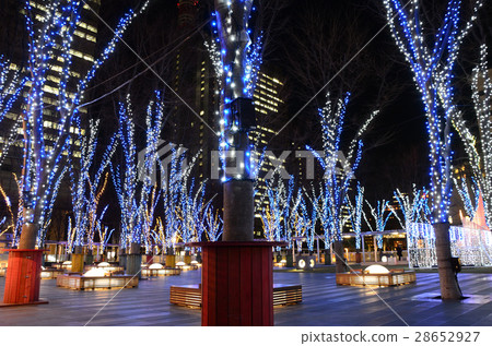 Saitama Shintoshin Central, Keyaki Square illumination Saitama Shintoshin Central, Keyaki Square illumination 28652927