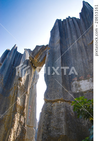 Kunming city stone forest 28653161