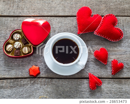 holiday valentine red hearts 28653473