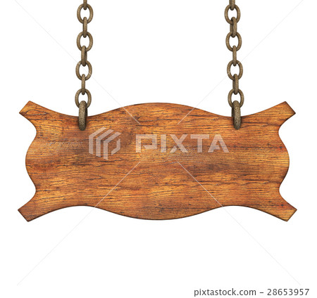sign suspended on chains sign suspended on chains 28653957