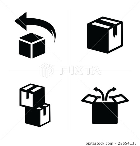 box icons set 28654133