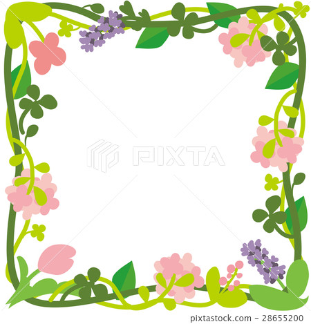 Flower frame / square 28655200
