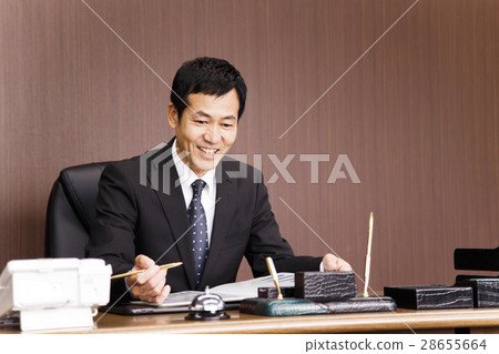 Male Business Officer President Office Businessman Manager Middle 28655664