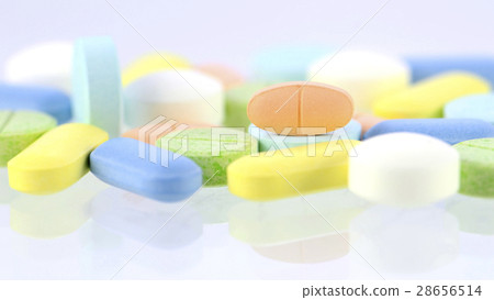 Pharmacy background, Medicine in pastel tone. Pharmacy background, Medicine in pastel tone. 28656514