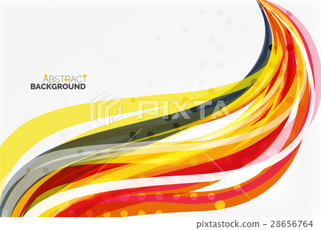 Vector geometric flowing lines abstract background 28656764