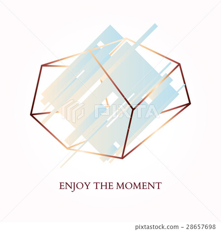 Geometric poster. Styles of Art Deco and Memphis. Geometric poster. Styles of Art Deco and Memphis. 28657698
