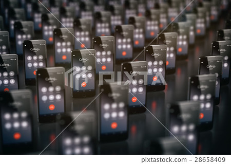 Calling smartphones. Mobile phones   28658409